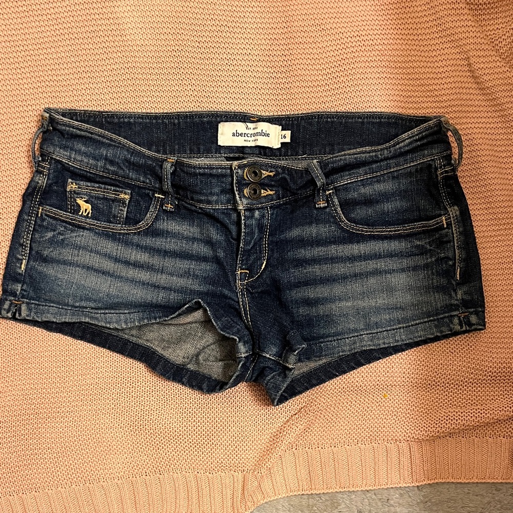 Abercrombie & Fitch Blue Denim Shorts